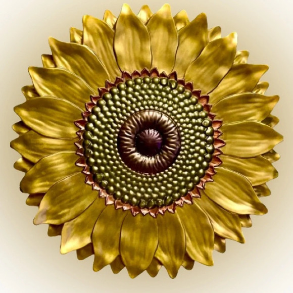 CUSTOM ORDER $6012” Handmade Sunflower Wall ArtHandcrafted Epoxy Resin